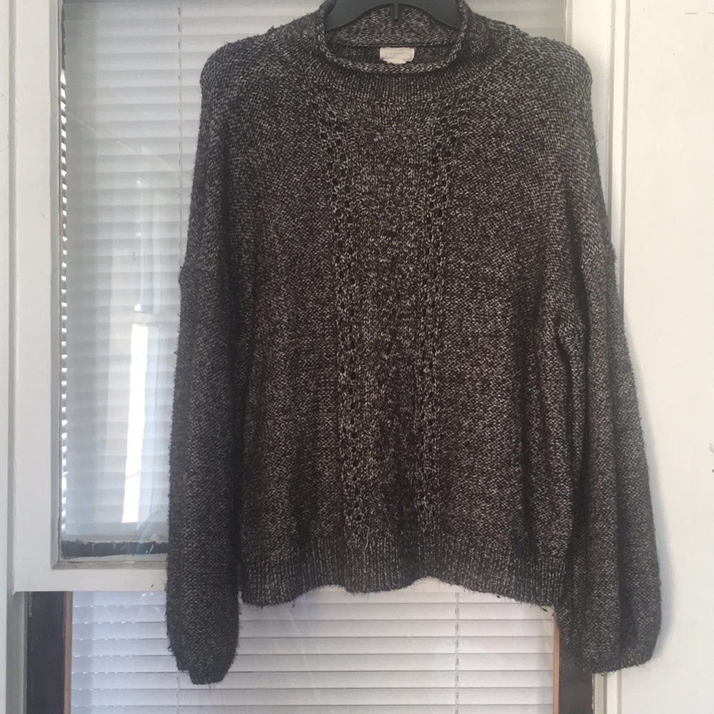 Knitted salt and pepper sweater